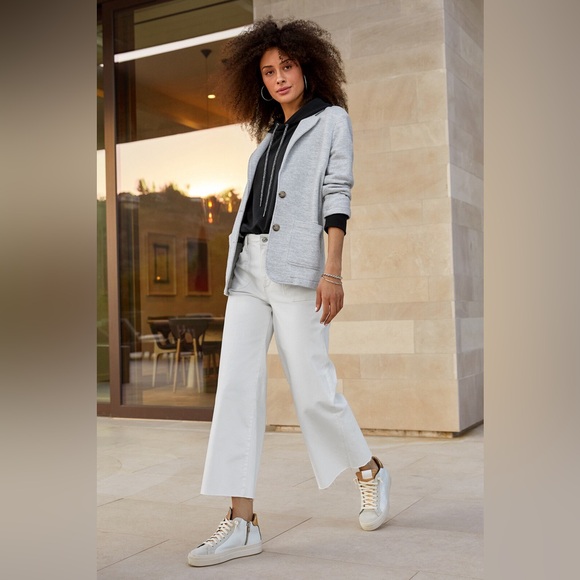 P448 Theamid Hightop Sneaker Color: Millenium/Ivory Size:EU 40 / US 9.5-10 - Picture 7 of 16